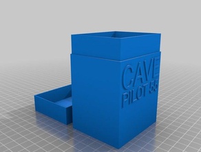 caverna piloto 55 v20 jogos personalizado 3d print model - Mito3D