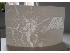 star wars-Bild-litho 3d Drucker 3d-Drucker 3dprinting anycubic cr 10 lithographie 3d print model - Mito3D