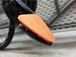 spd-sl platform adaptor sport outdoors adapter bicycle pedal bike flat spd 3d print model - Mito3D