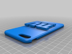 iphone 7 caso gigantes de ny logotipo 3d impresión 3d print model - Mito3D