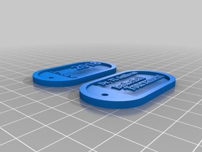 1mvp dog tag 3d l'impression 3d print model - Mito3D