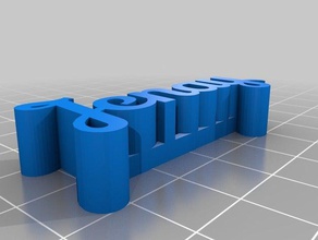jenay nome del tag sculture personalizzato 3d print model - Mito3D