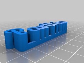 parthiv nome del tag sculture personalizzato 3d print model - Mito3D