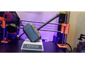 mjolnir bic stand 3d printing 3d print model - Mito3D