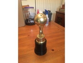 bowling trophy other 3d print model - Mito3D