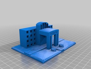 tri delta yerleştirin 3d baskı 3d print model - Mito3D