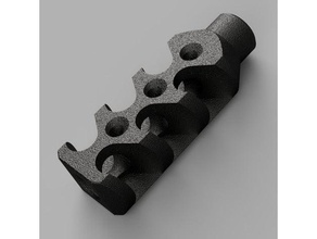 muzzle brake aw308 well mb01 compatible sport outdoors airsoft asg sniper 3d print model - Mito3D