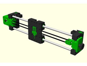 green mamba v13v20 axis 3d printer parts printing diy easy print openscad 3d print model - Mito3D