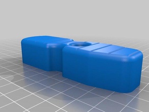 obsoleti con i caliburn solido buttplate nerf stock 3d print model - Mito3D