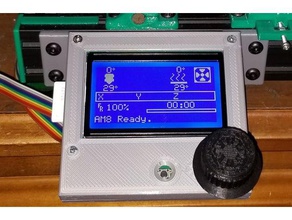 fysetc 12864 full graphic smart controller lcd-Gehäuse 3d Drucker Teile am8 anet a6 blv-mgn lcd12864 Rampen 3d print model - Mito3D