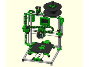 green mamba v20 diy 3d printer printers 3dprintable printing bowden extruder e3d v6 easy print openscad 3d print model - Mito3D