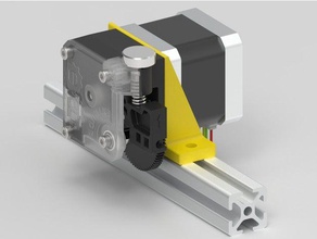 titan extruder 2020 Halterung 3d Drucker Teile aluminium extrusion 3d print model - Mito3D