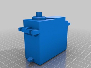giant scale servo-mock-up in der Robotik Attrappen servo-motor 3d print model - Mito3D