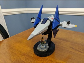 starlink ship display stand without weapon clips toy game accessories nintendo switch playstation 4 video xbox one 3d print model - Mito3D