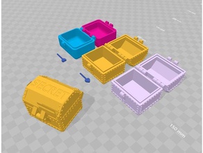 tinkercad pip hinged box tutorial decor 3d print model - Mito3D