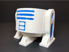 r2d2 à la maison de google mini multi-extrudeuse remix l'audio le titulaire robot haut-parleur star wars 3d print model - Mito3D