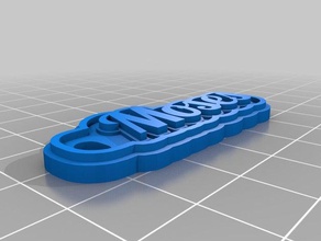 moses keychains customized 3d print model - Mito3D