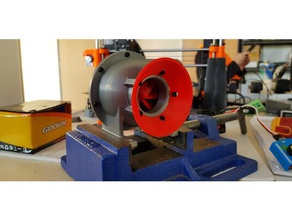 turbine à cône l'ingénierie moteur brushless turbo turbocompresseur turboréacteur 3d print model - Mito3D