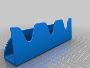 yoyo rack per montaggio a parete giocattolo gioco accessori titolare 3d print model - Mito3D