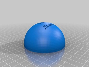 feliz navidad esfera personalizado 3d print model - Mito3D