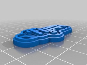 fynnkeychain Schlüsselanhänger angepasst 3d print model - Mito3D
