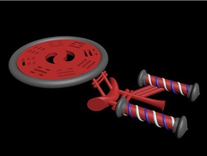 coréen vaisseau spatial, voler la lune ncc1701b les jouets jeux 3d print model - Mito3D