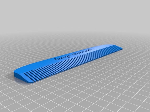 my customized comb bathroom 3D print model - Mito3D