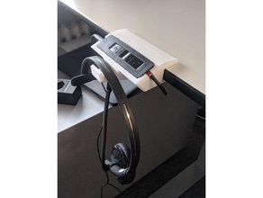 plantronics blackwire 300315c3200 escritorio auricular de la abrazadera montaje el audio accesorio heaphone logitech 3d print model - Mito3D