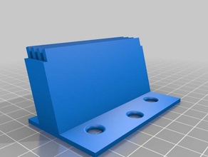 card holder 3 cards marbles games 3d print model - Mito3D