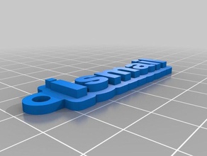smail llaveros personalizado 3d print model - Mito3D