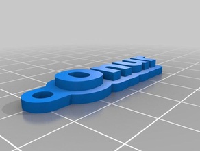 onur keychains customized 3d print model - Mito3D