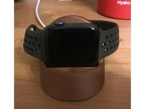 apple watch stand softer edges release hole organization 3d print model - Mito3D
