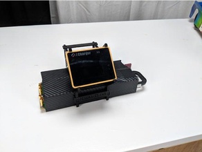 icharger x6 stand cargador de la batería electrónica lipo rc el control radio 3d print model - Mito3D