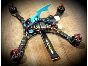 midthrottle pod racer fin anexo qav-xsrealacc racer-pod v2v3 rc veículos dossel drone drones de corrida fpv quad quadcopter quadro quadrocopter 3d print model - Mito3D