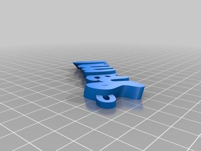 shamal Schlüsselanhänger angepasst 3d print model - Mito3D