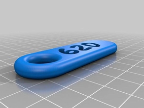 custom keychain accessories customized 3d print model - Mito3D