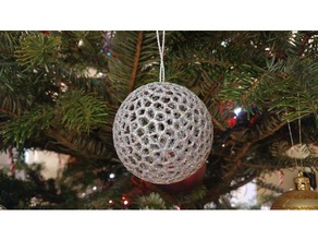 christmas ball 70 mm decor decoration ornament tree 3d print model - Mito3D