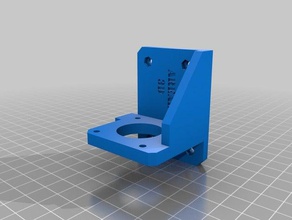 graber axe de fixation moteur 3d l'imprimante pièces graberi3 i3 nema17 nema 17 pas à montage 3d print model - Mito3D
