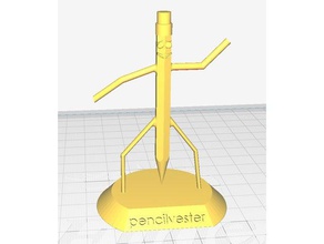 pencilvester 3d printing rick morty 3d print model - Mito3D