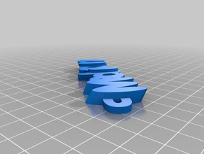 madison text keychains customized 3d print model - Mito3D