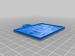 lithopane 2d a arte personalizado 3d print model - Mito3D