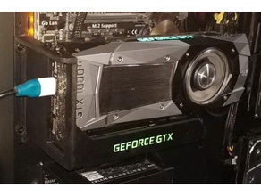 thermaltake core p5 tarjeta de vídeo montaje equipo 3d print model - Mito3D