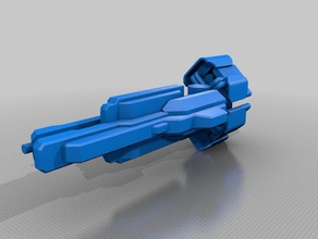 bristol class frigate vehicles battlestar galactica enders game fusion 360 halo scifi space spaceship 3d print model - Mito3D