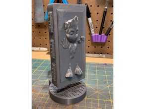 bebek groot carbonite sahne istemiyorum artık groots iş ortamına uygun olmayan 3d print model - Mito3D