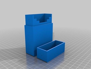 fixed tarokka deck tool holders boxes customized 3d print model - Mito3D