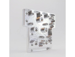 railcore ii de pignon en aluminium plaque composants imprimés 3d l'imprimante pièces 3d print model - Mito3D