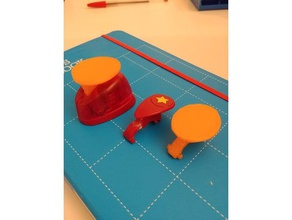 poussoir remplacement perforatrice craft punch sostituzione di spinta parti scrapbooking 3d print model - Mito3D