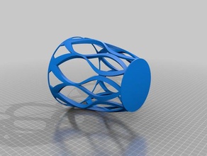 orgánicamente curvas lápiz de la copa los contenedores autodesk fusion 360 curvvy fácil impresión fusion360 hueco modelado orgánico forma orgánica 3d print model - Mito3D