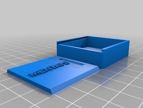 küçük mentats slayt kapak kutu organizasyon özelleştirilmiş 3d print model - Mito3D