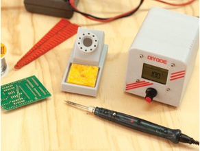 usb station ayarlanabilir güç lehim elektronik havya stand 3d print model - Mito3D